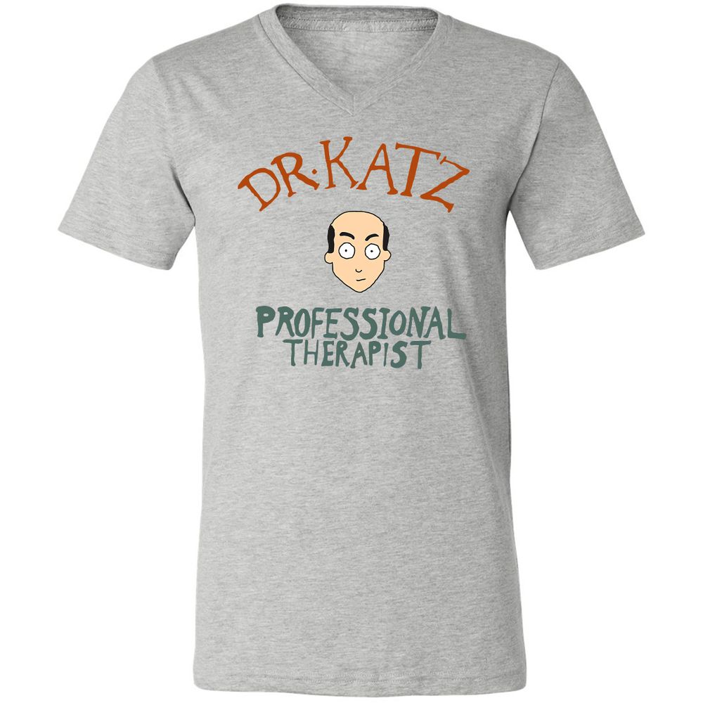 Unisex V-Neck T-Shirt - FSL9F9YQ - Athletic Heather - 7