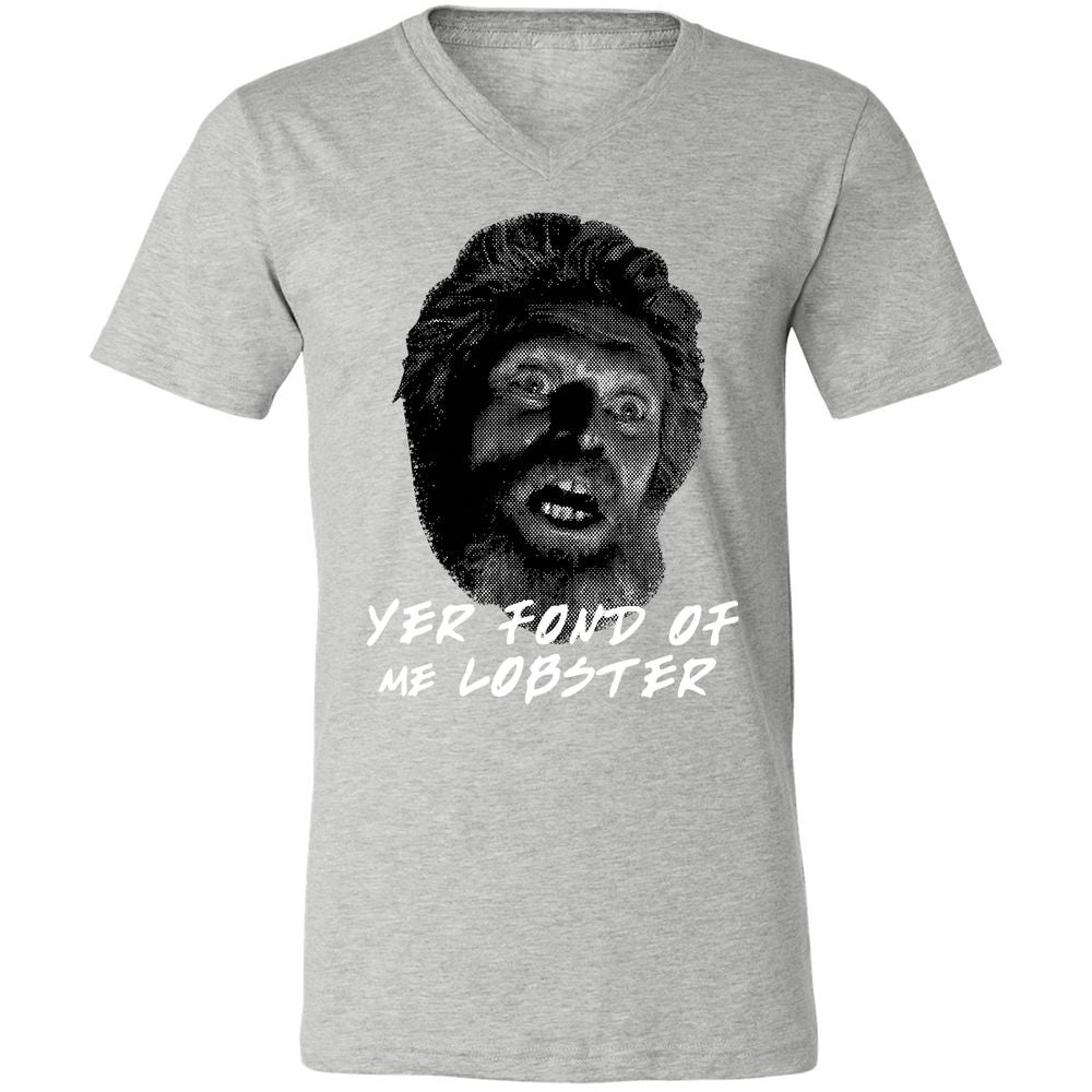 Unisex V-Neck T-Shirt - YQK4AUJL - Athletic Heather - 7
