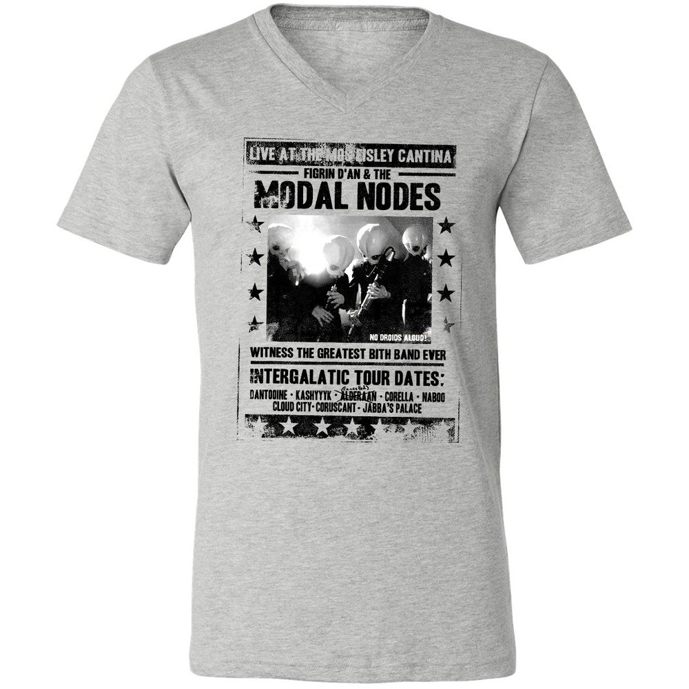 Unisex V-Neck T-Shirt - MAJNNTJN - Athletic Heather - 7