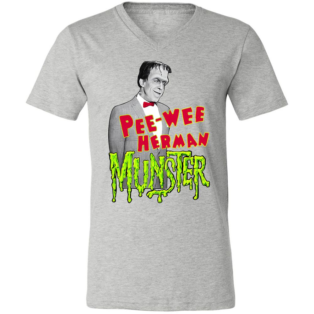 Unisex V-Neck T-Shirt - WEEKLD2D - Athletic Heather - 7