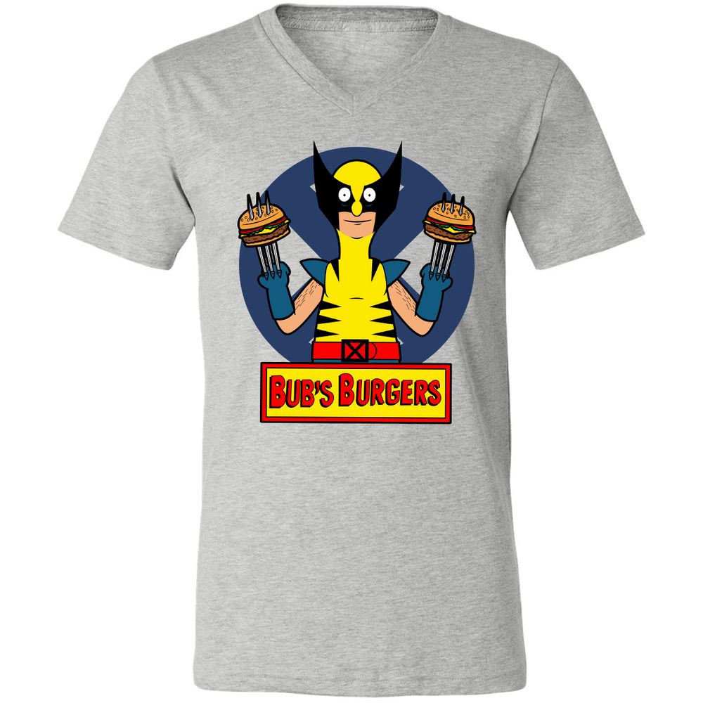 Unisex V-Neck T-Shirt - MLKVU5ZT - Athletic Heather - 7