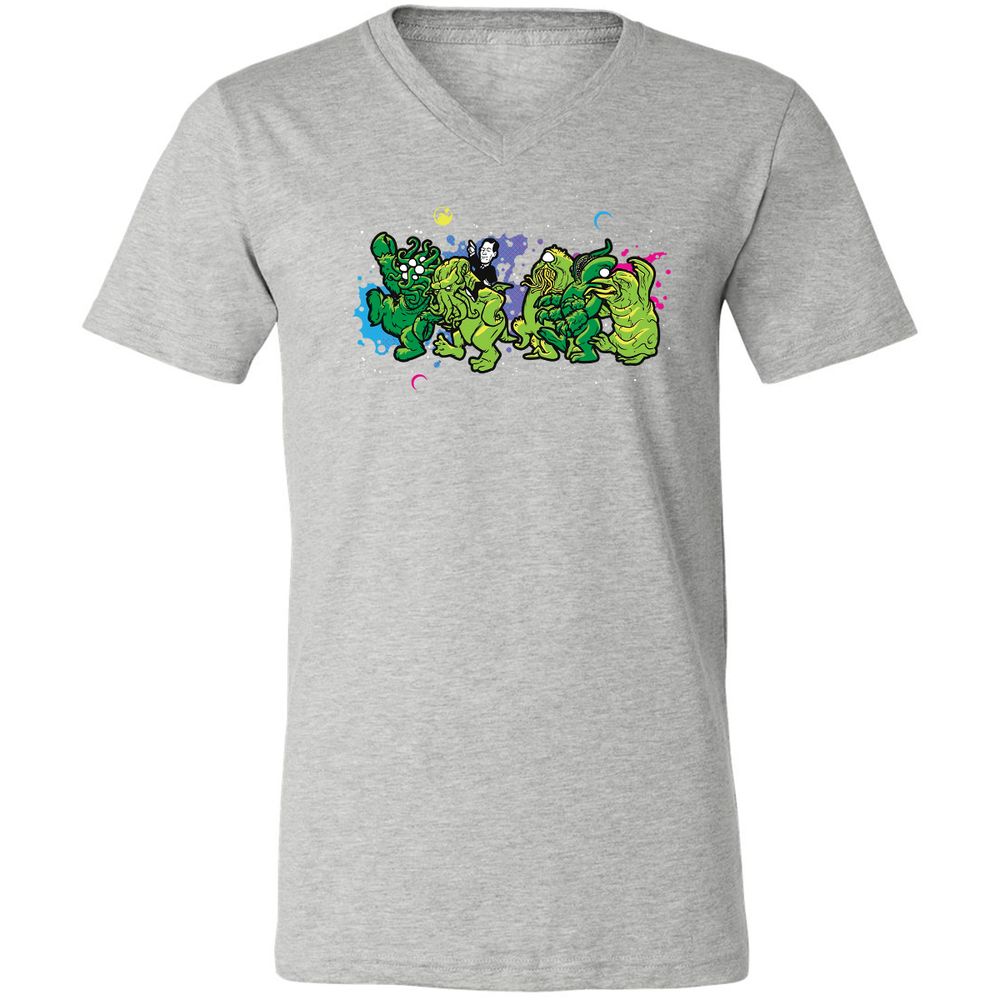 Unisex V-Neck T-Shirt - MMXC952W - Athletic Heather - 7