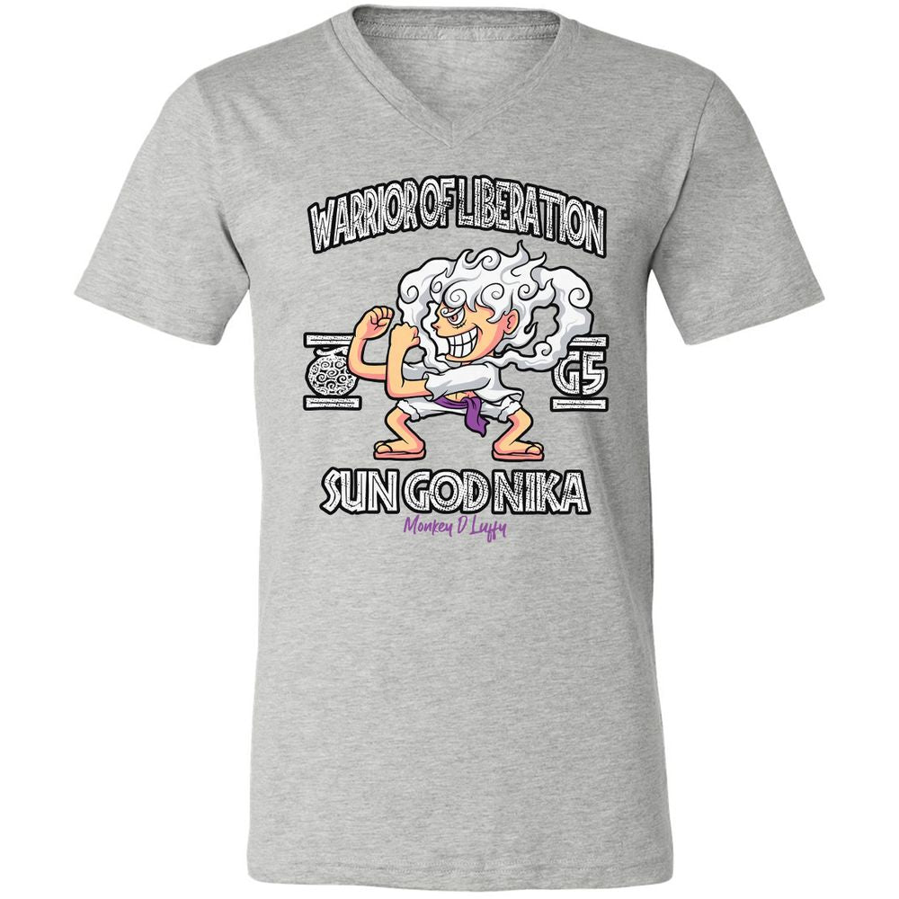 Unisex V-Neck T-Shirt - VB98SZTS - Athletic Heather - 7
