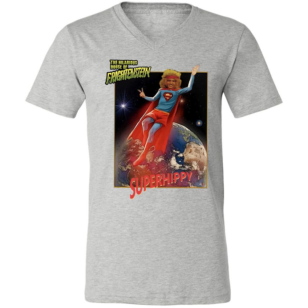 Unisex V-Neck T-Shirt - 921HPCJC - Athletic Heather - 7