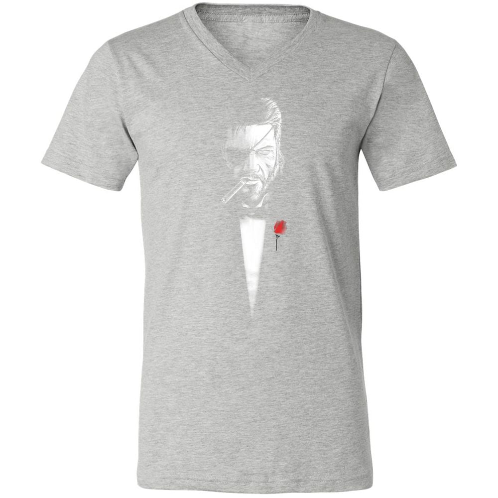 Unisex V-Neck T-Shirt - YM87UFVR - Athletic Heather - 7