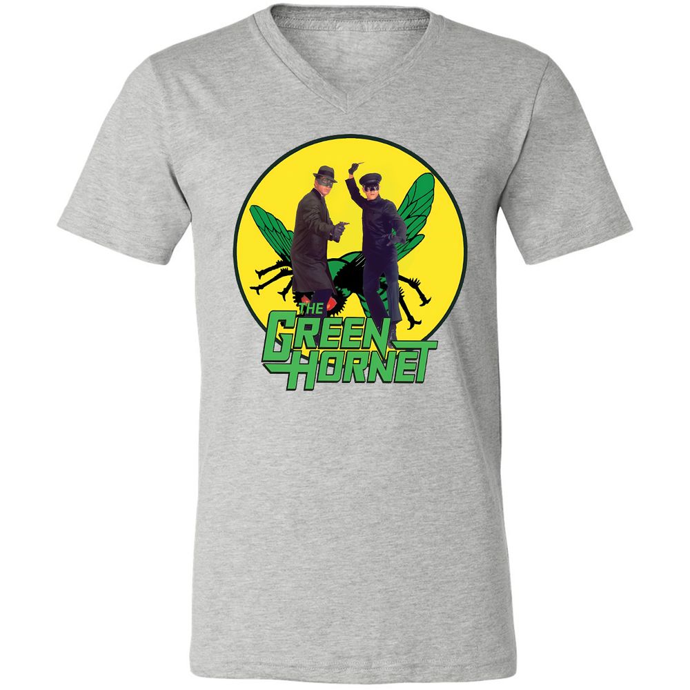 Unisex V-Neck T-Shirt - NBP9XWS9 - Athletic Heather - 7