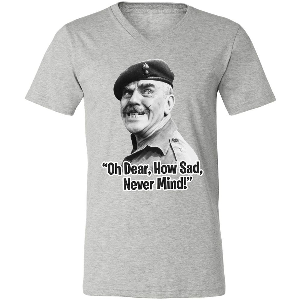 Unisex V-Neck T-Shirt - HNMRFRZ8 - Athletic Heather - 7