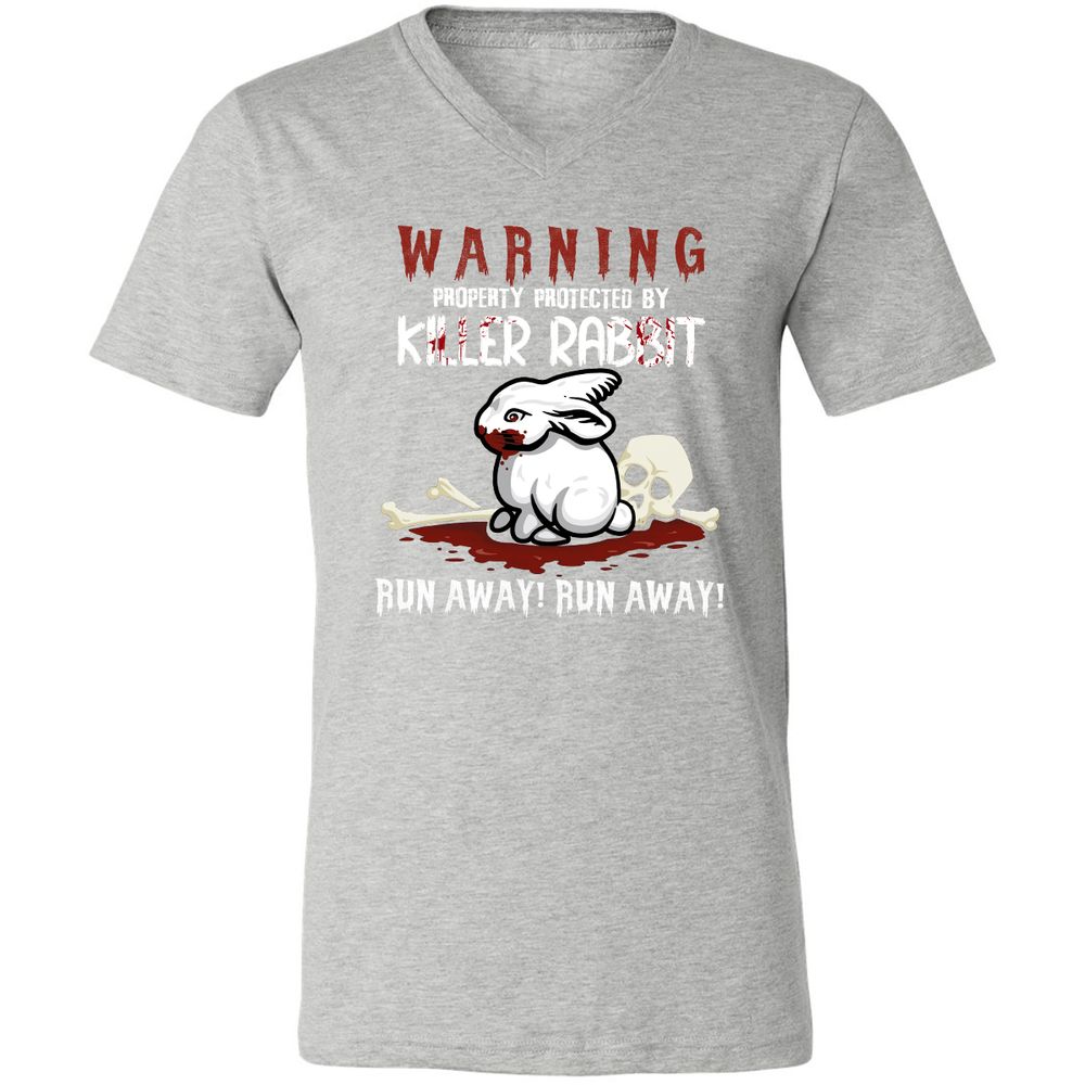 Unisex V-Neck T-Shirt - PWJBPH3J - Athletic Heather - 7