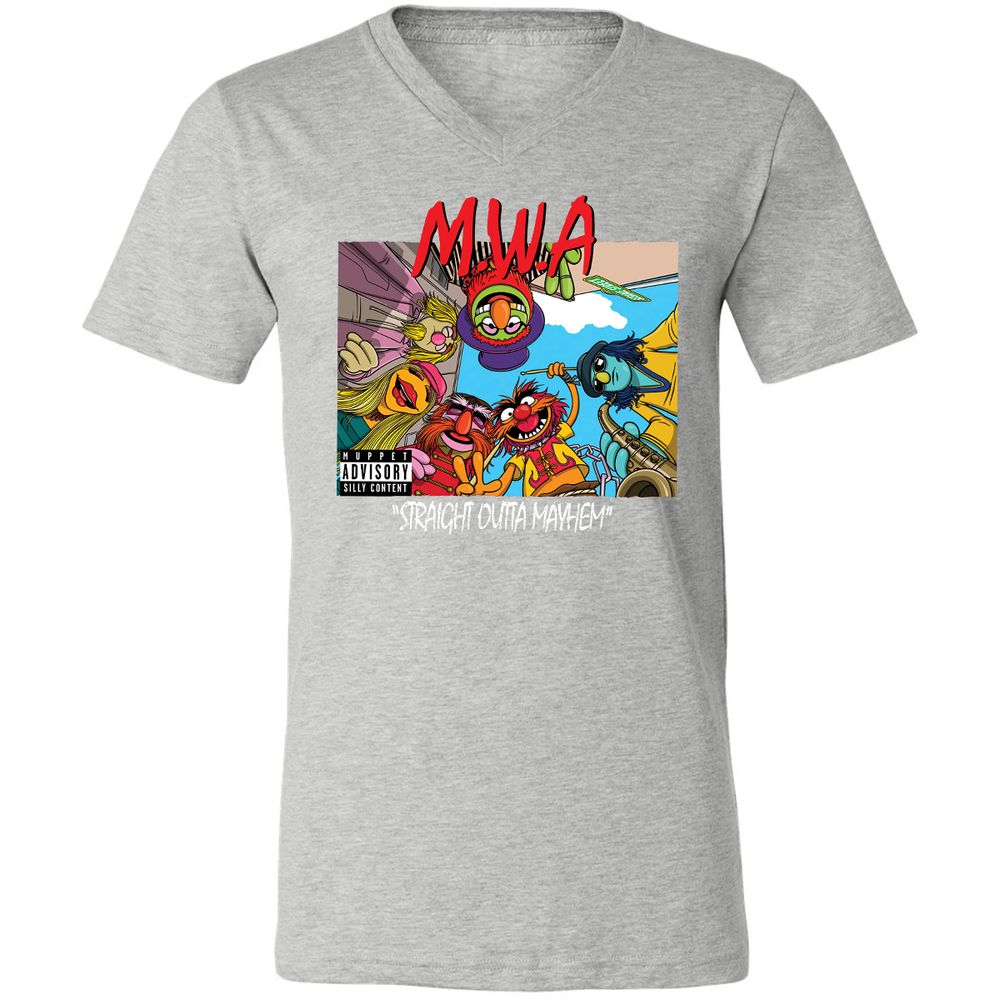 Unisex V-Neck T-Shirt - ARF284MN - Athletic Heather - 7