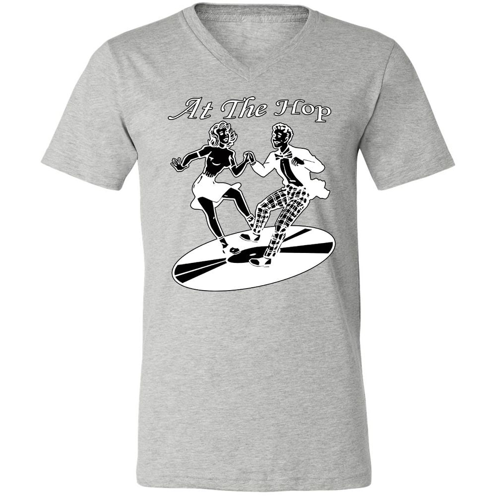 Unisex V-Neck T-Shirt - 8HMCLXW9 - Athletic Heather - 7
