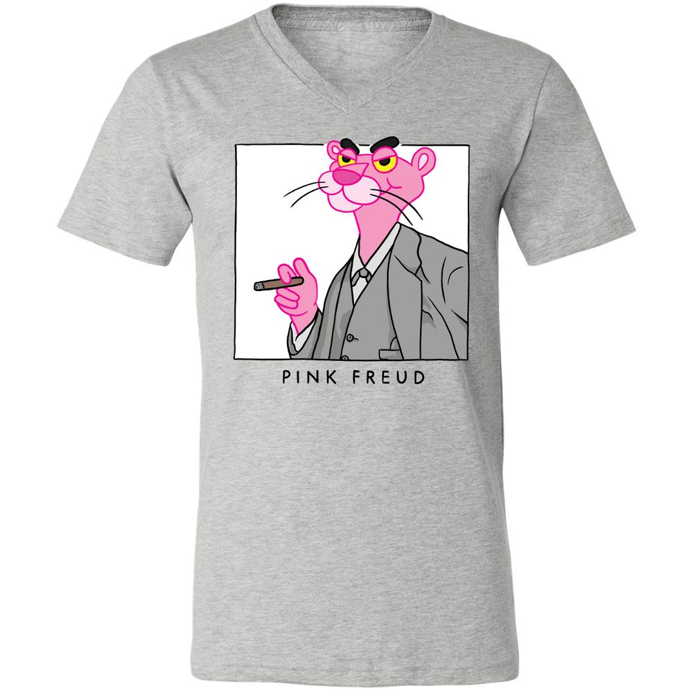 Unisex V-Neck T-Shirt - UR36NS3W - Athletic Heather - 7