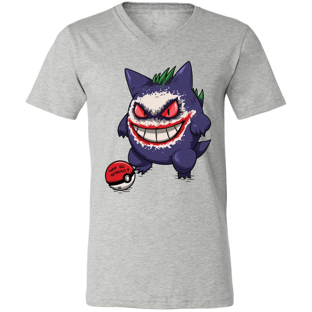 Unisex V-Neck T-Shirt - R7ZX8CL3 - Athletic Heather - 7