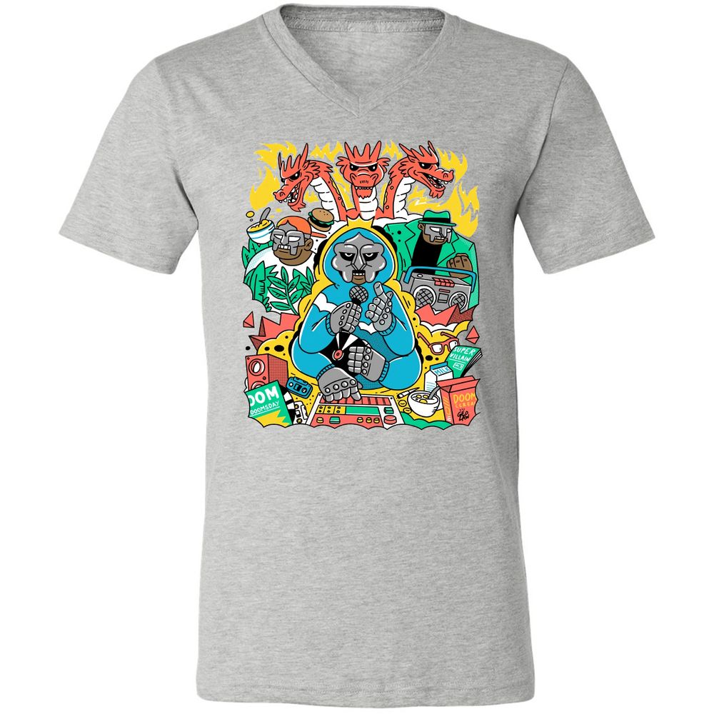 Unisex V-Neck T-Shirt - TT84195T - Athletic Heather - 7