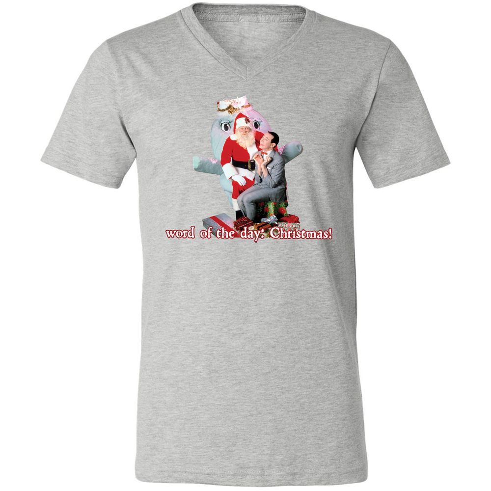 Unisex V-Neck T-Shirt - JKNZHBSV - Athletic Heather - 7