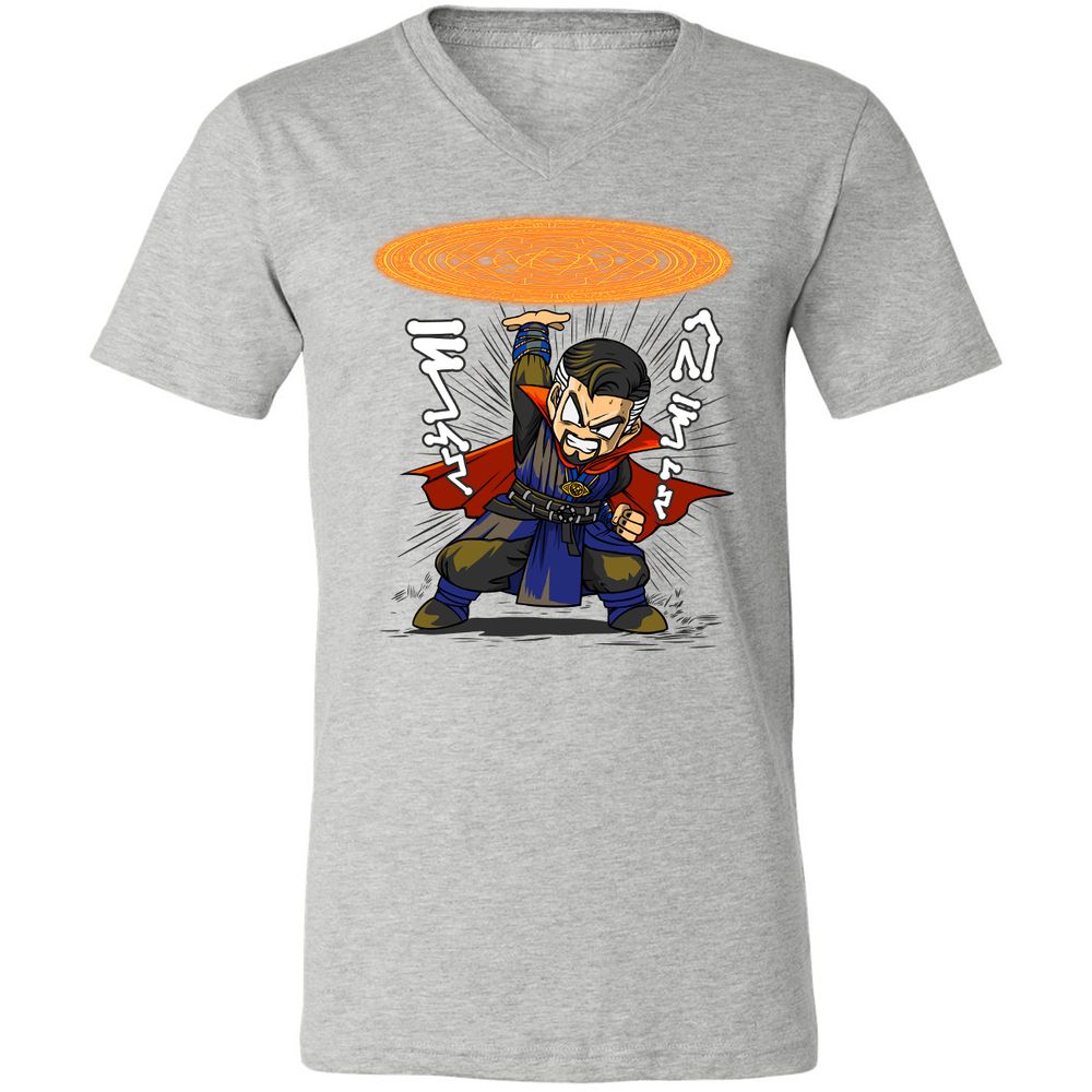 Unisex V-Neck T-Shirt - DJU65KW1 - Athletic Heather - 7