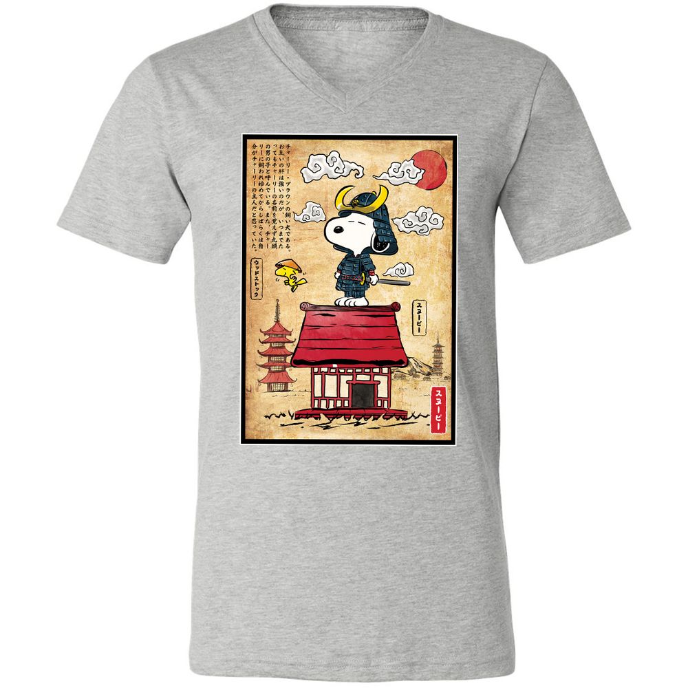 Unisex V-Neck T-Shirt - 49PCRJCS - Athletic Heather - 7