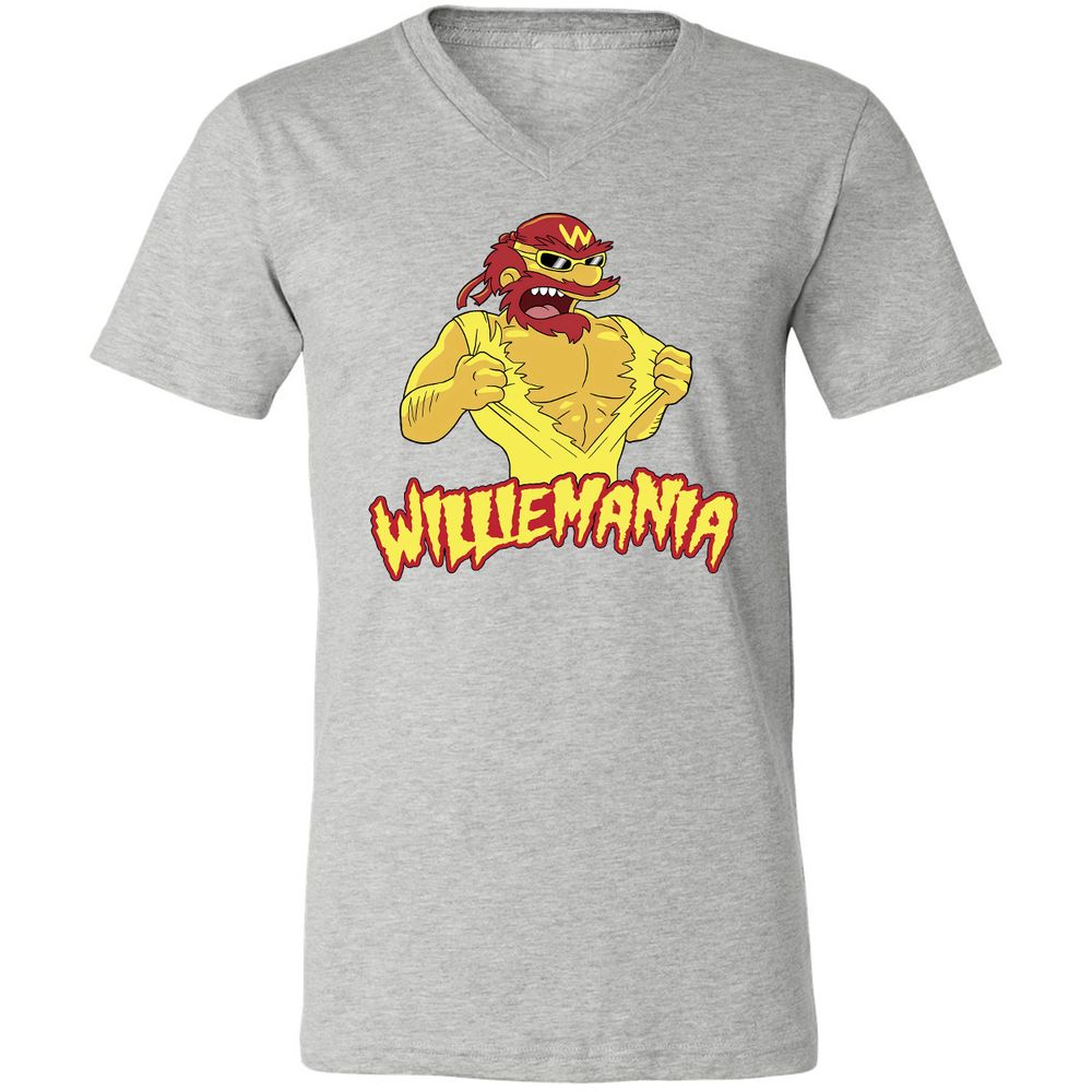 Unisex V-Neck T-Shirt - LH3NPBBJ - Athletic Heather - 7