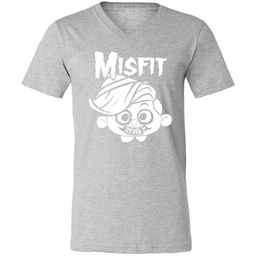 Unisex V-Neck T-Shirt - C7N4TVS4 - Athletic Heather - 7