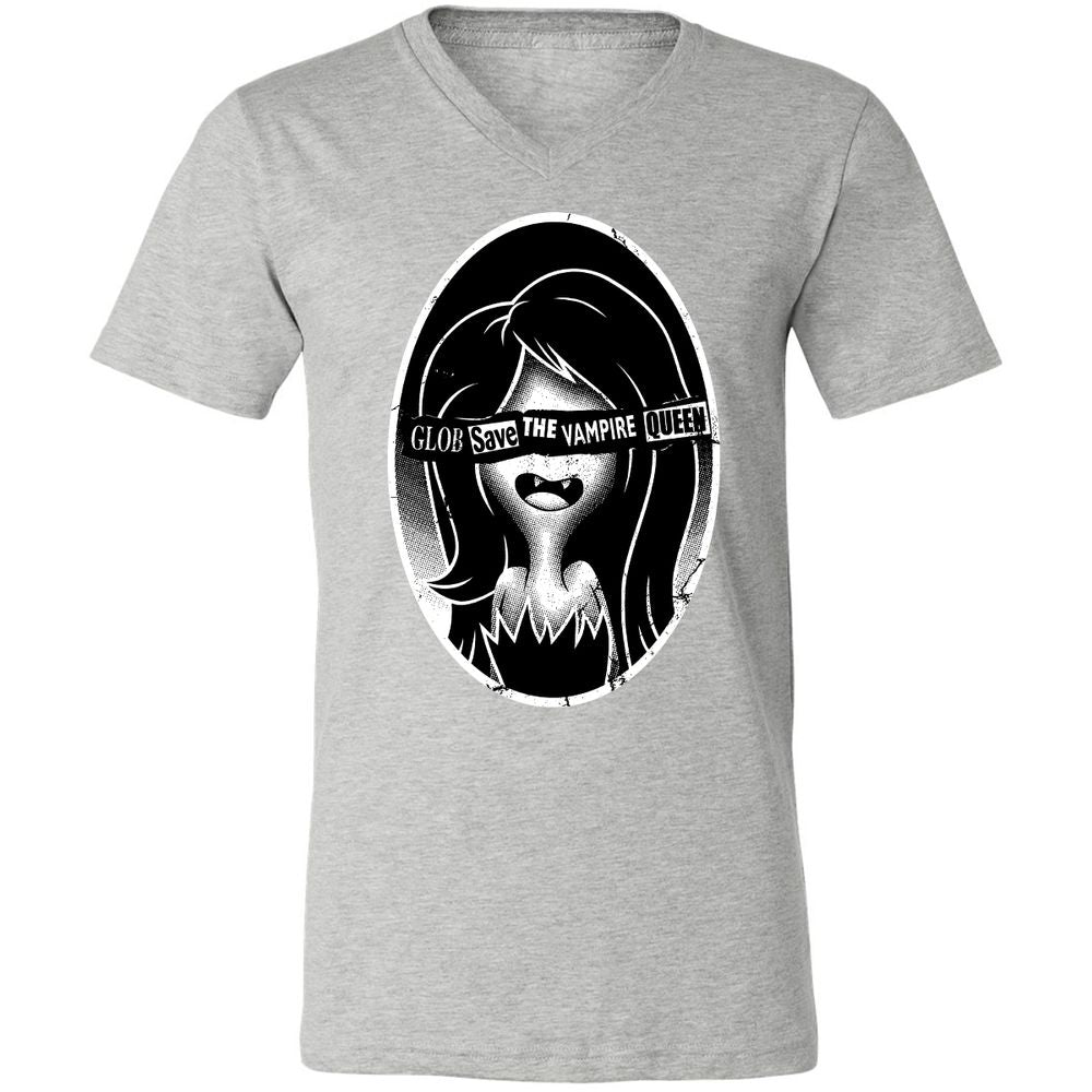 Unisex V-Neck T-Shirt - XGQY5MLQ - Athletic Heather - 7