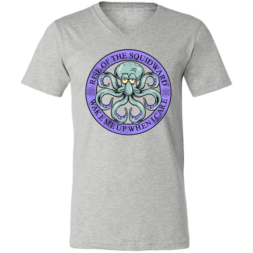 Unisex V-Neck T-Shirt - 27Q8A2G6 - Athletic Heather - 7