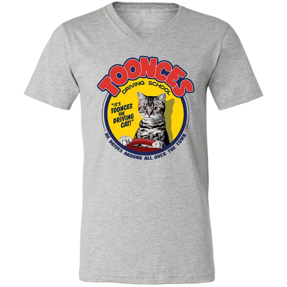 Unisex V-Neck T-Shirt - K1ULC959 - Athletic Heather - 7