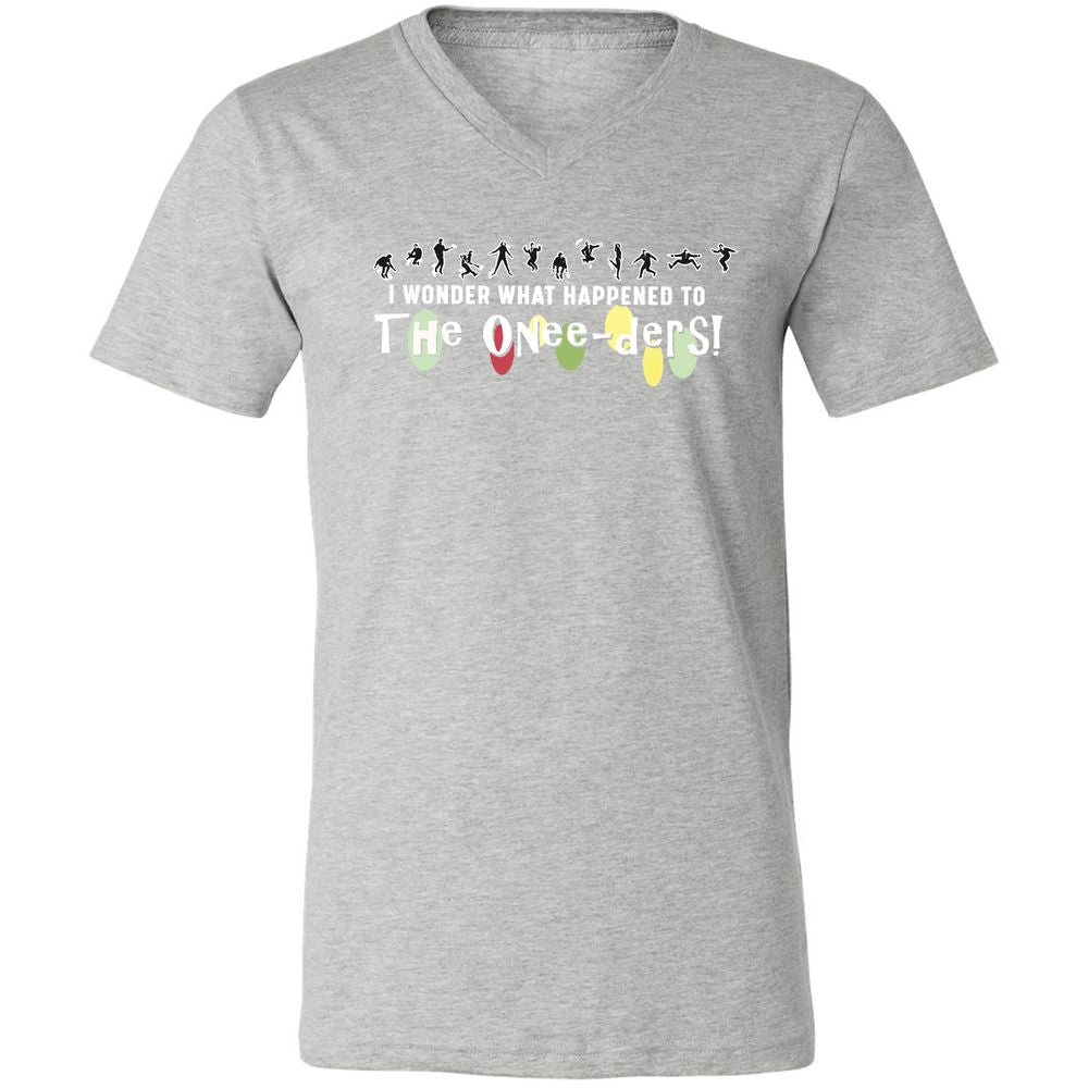 Unisex V-Neck T-Shirt - 7DXAUWNS - Athletic Heather - 7