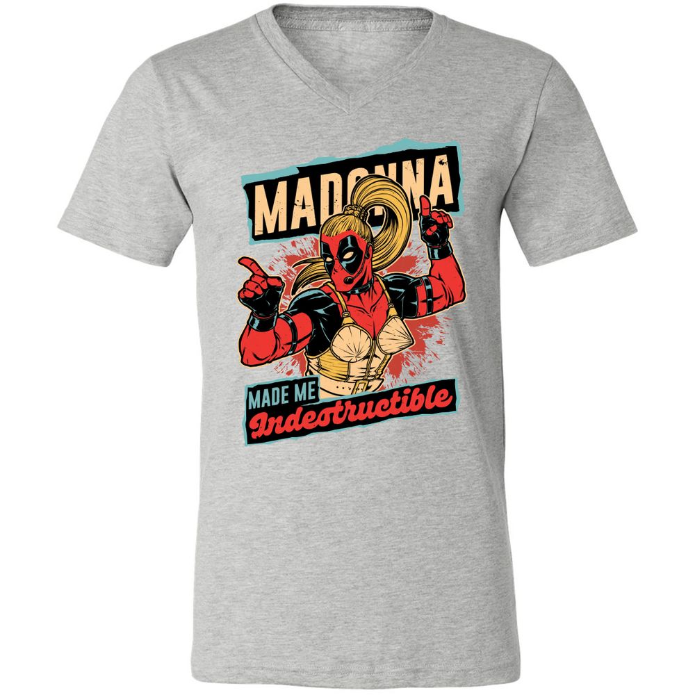 Unisex V-Neck T-Shirt - 56MZ2KV2 - Athletic Heather - 7