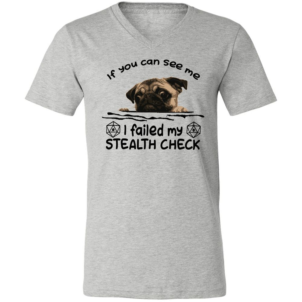 Unisex V-Neck T-Shirt - ED6745N5 - Athletic Heather - 7