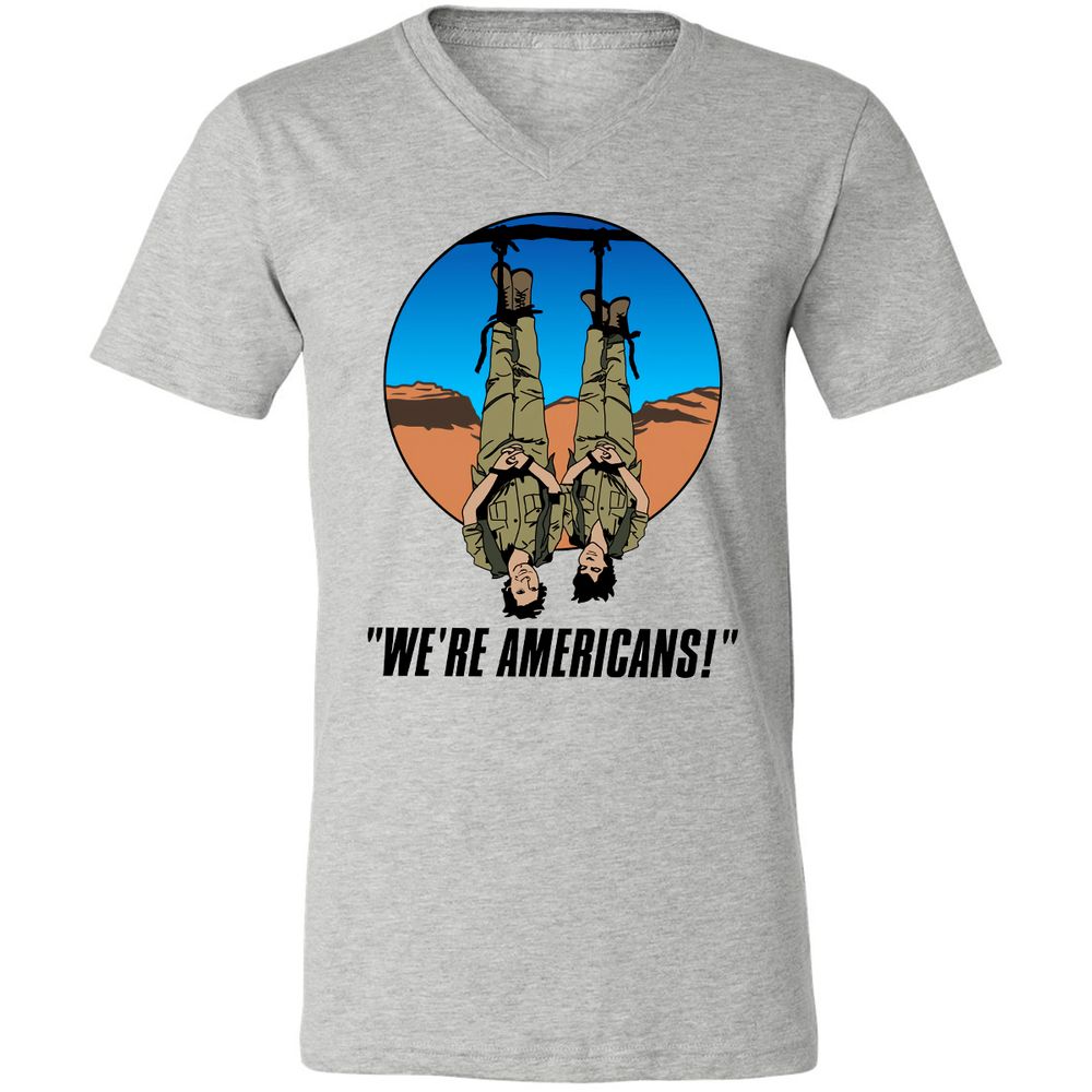 Unisex V-Neck T-Shirt - XPW1GD1X - Athletic Heather - 7