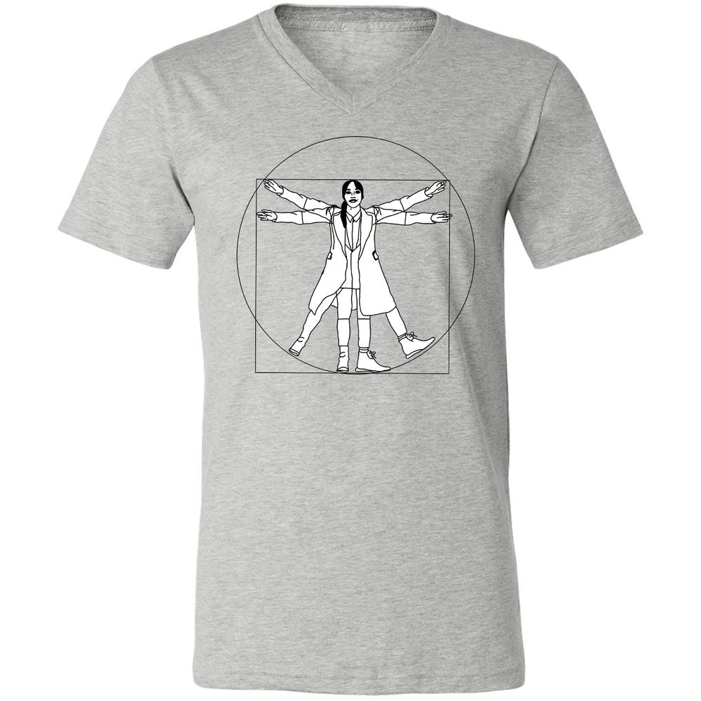 Vitruvian Philomena Cunk - Cunk on Earth - Athletic Heather - 7