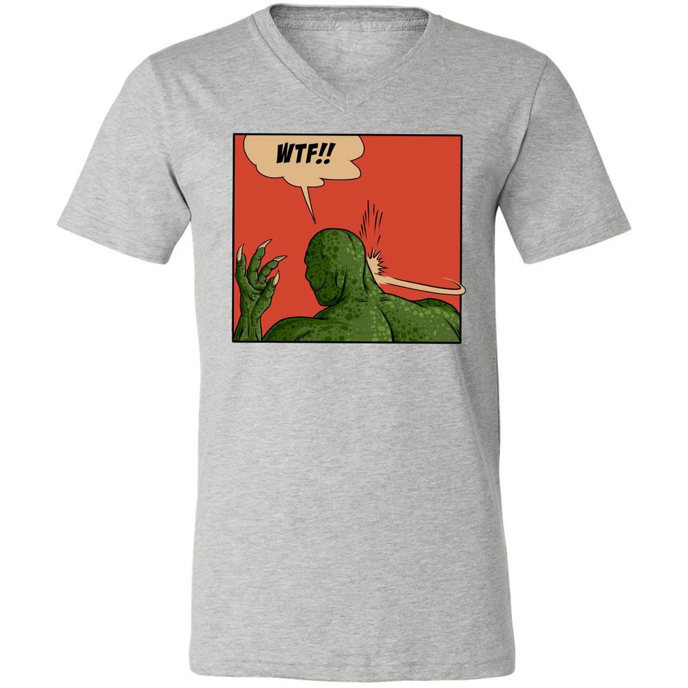 Unisex V-Neck T-Shirt - UXC267KC - Athletic Heather - 7