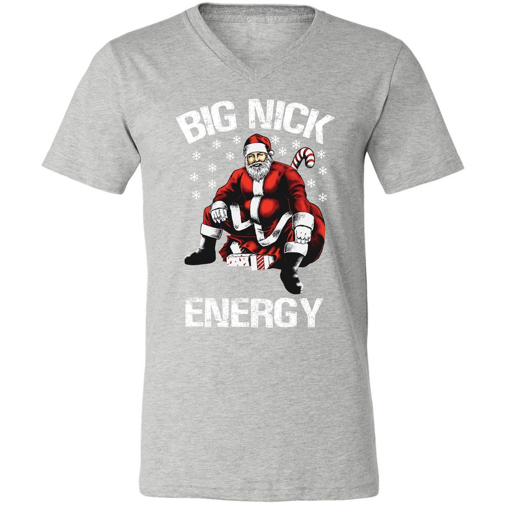 Unisex V-Neck T-Shirt - MPV9RHAU - Athletic Heather - 7