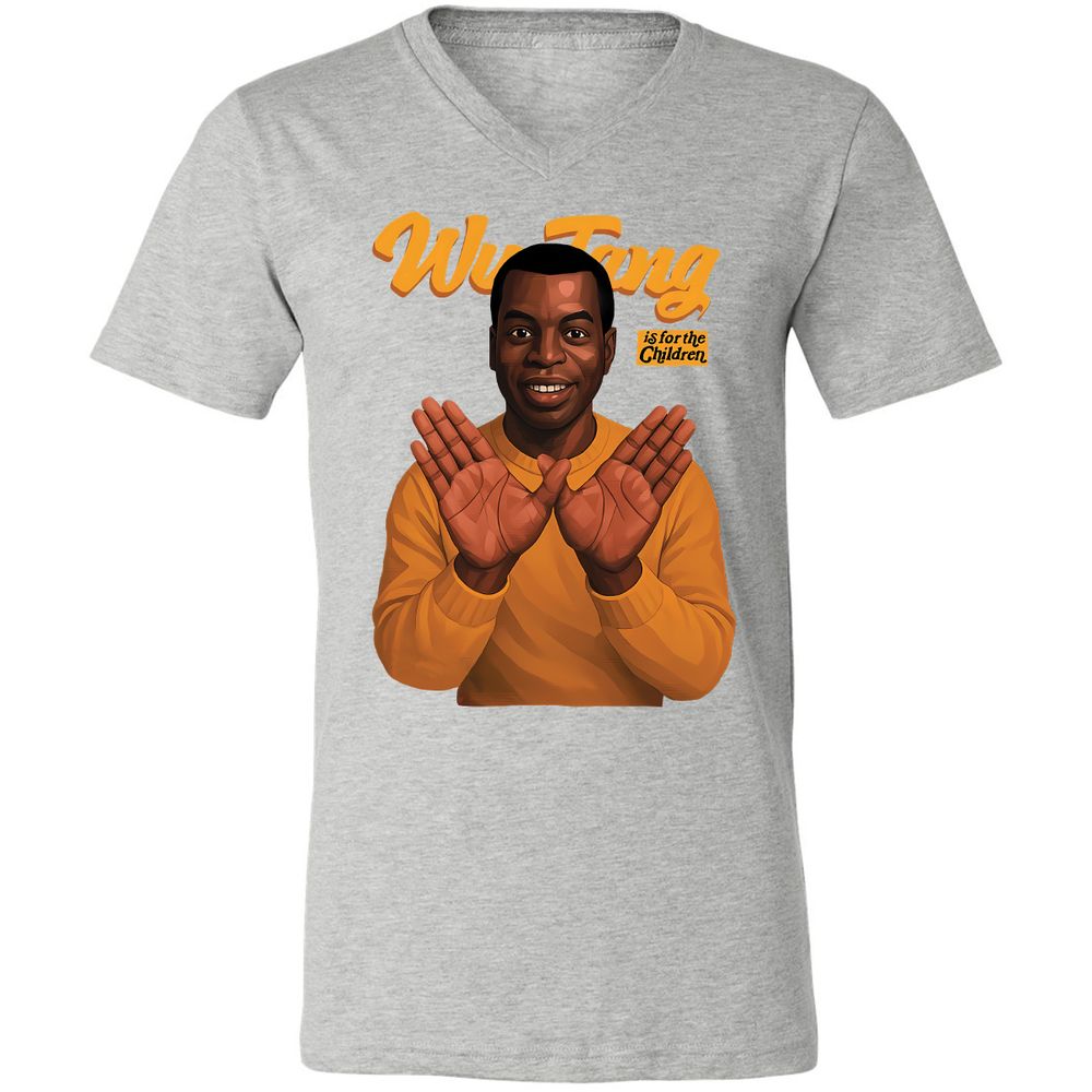 Unisex V-Neck T-Shirt - 67QQ5VEH - Athletic Heather - 7