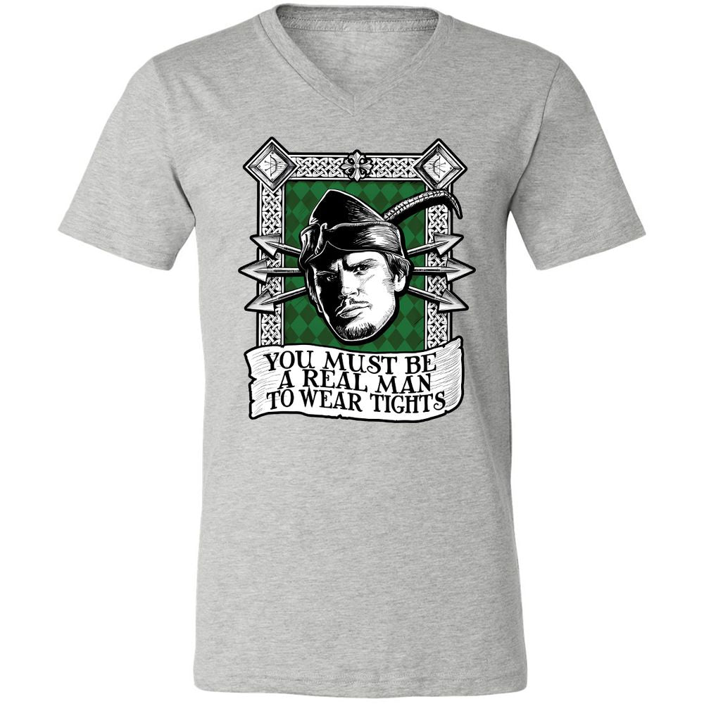 Unisex V-Neck T-Shirt - P5RFAG94 - Athletic Heather - 7