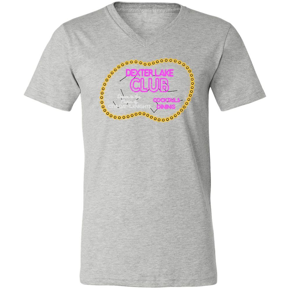 Unisex V-Neck T-Shirt - 7A43X13W - Athletic Heather - 7