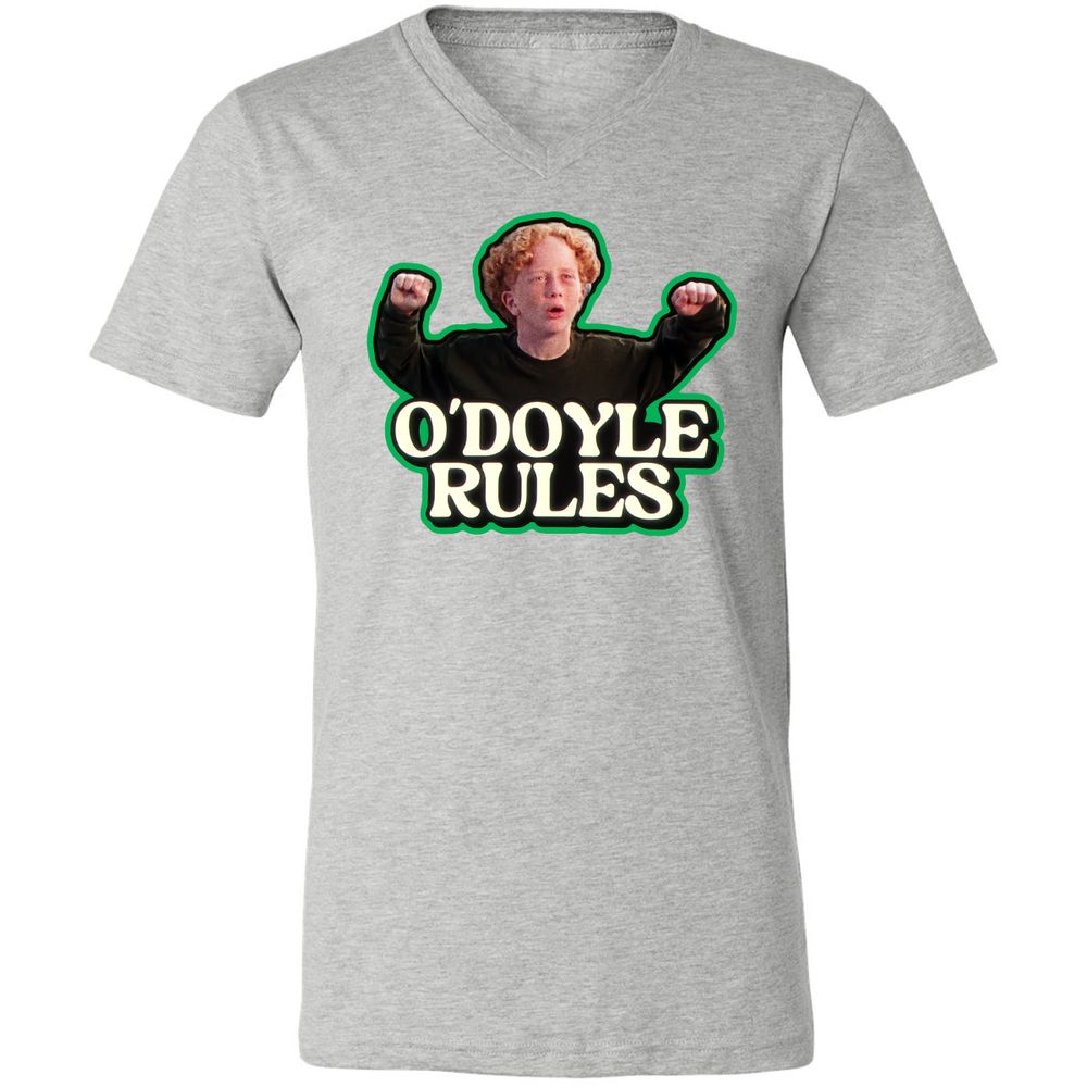 Unisex V-Neck T-Shirt - VYBY2NJC - Athletic Heather - 7