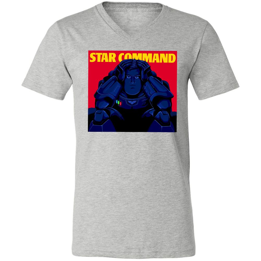 Unisex V-Neck T-Shirt - L4BCG3JN - Athletic Heather - 7