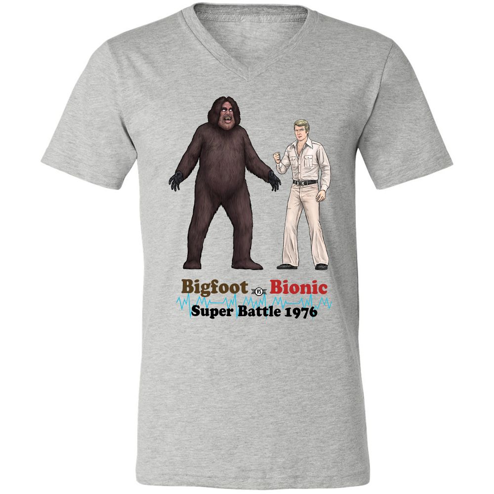 Unisex V-Neck T-Shirt - G7NMGAGQ - Athletic Heather - 7