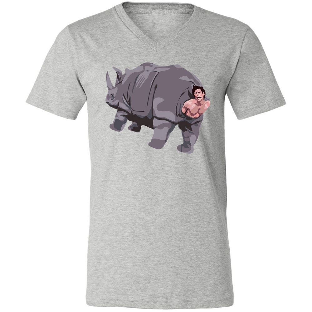 Unisex V-Neck T-Shirt - EJYH1SED - Athletic Heather - 7