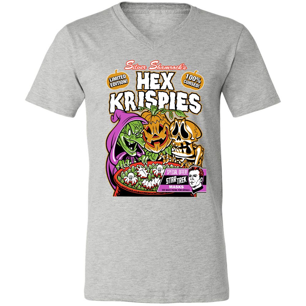 Unisex V-Neck T-Shirt - CM7A53MR - Athletic Heather - 7