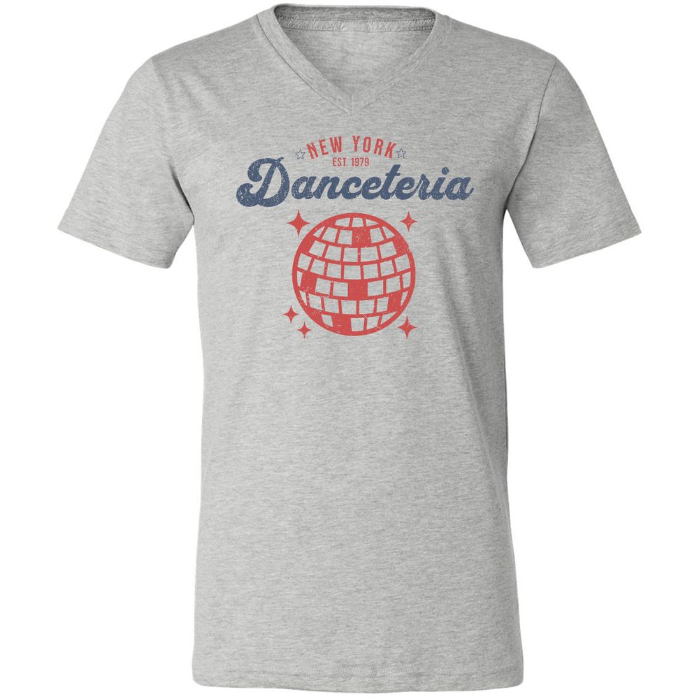 Unisex V-Neck T-Shirt - T9P6R5DM - Athletic Heather - 7