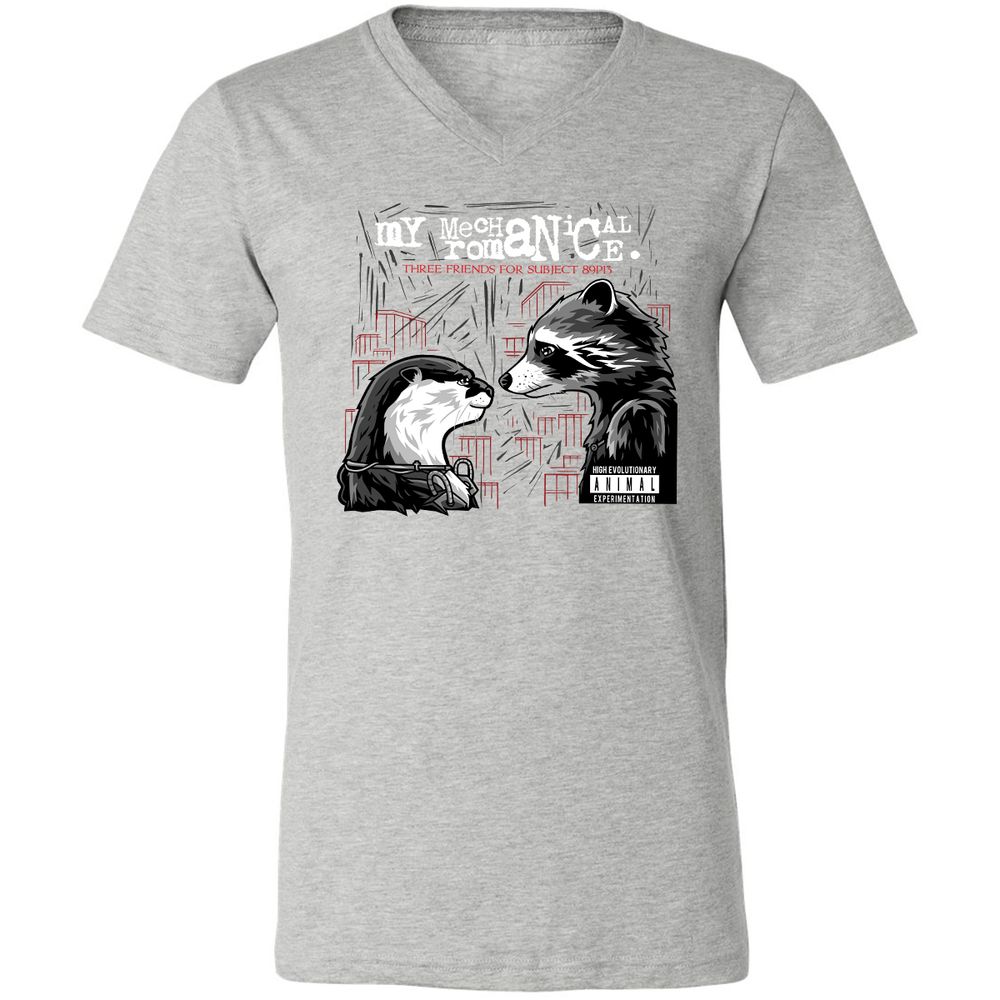 Unisex V-Neck T-Shirt - X85DGBJR - Athletic Heather - 7