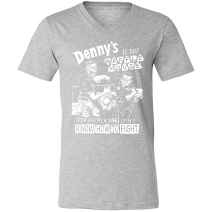 Unisex V-Neck T-Shirt - 5ZSNV8SE - Athletic Heather - 7