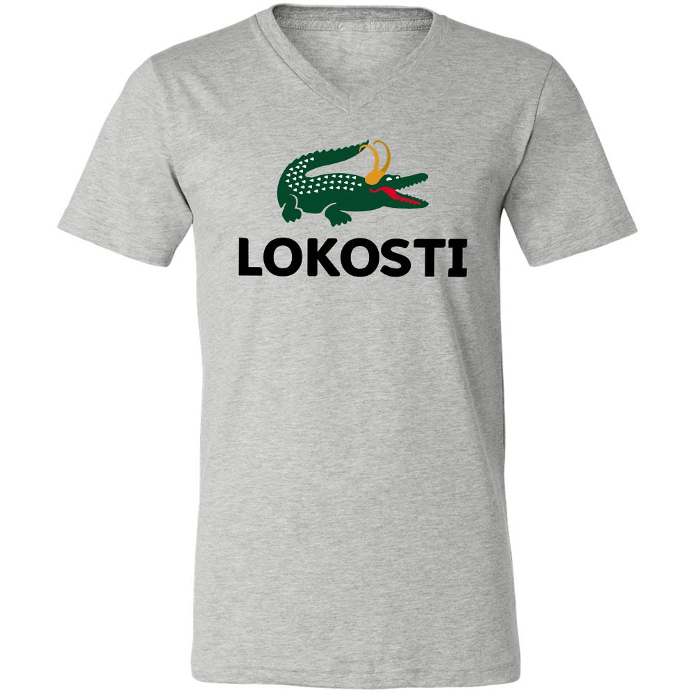 Unisex V-Neck T-Shirt - GNF58UEB - Athletic Heather - 7