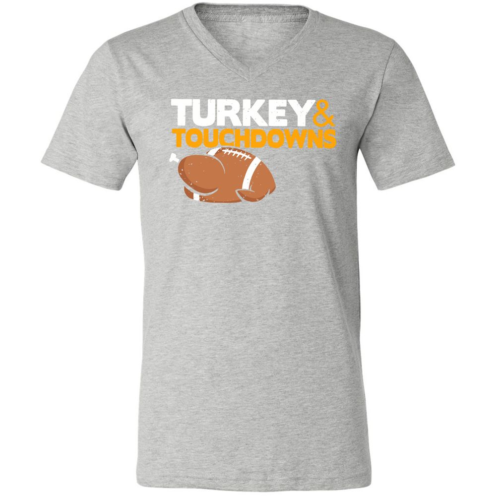 Unisex V-Neck T-Shirt - W4GQFJ7D - Athletic Heather - 7