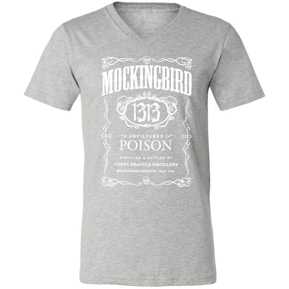 Unisex V-Neck T-Shirt - CVE8YJA6 - Athletic Heather - 7
