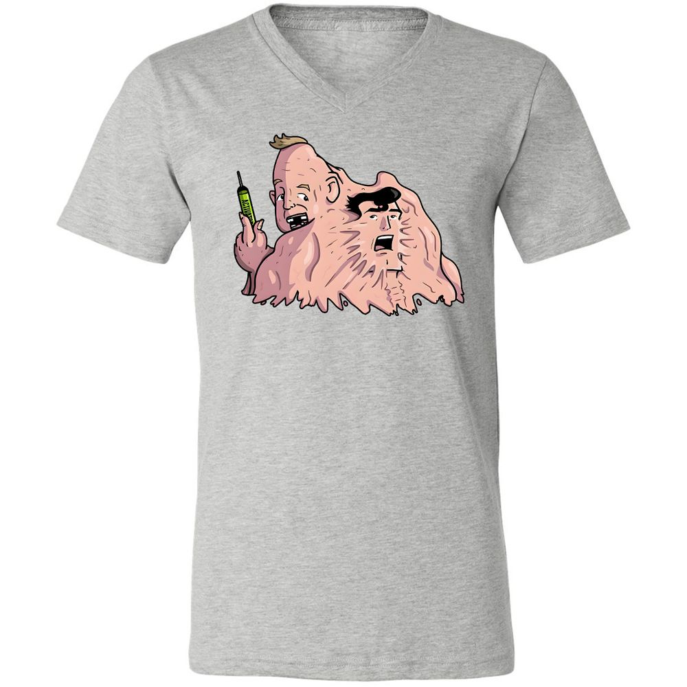 Unisex V-Neck T-Shirt - BWT93PJJ - Athletic Heather - 7