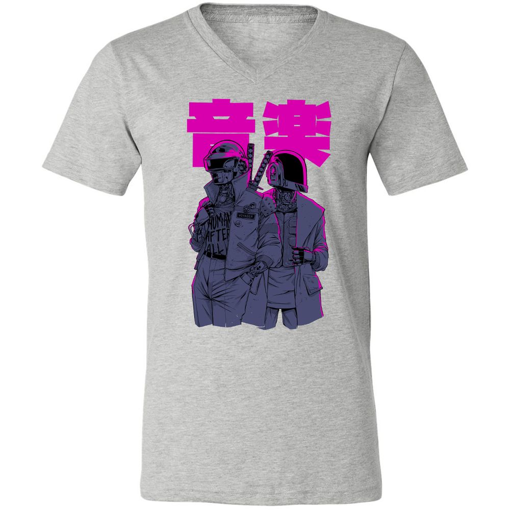 Unisex V-Neck T-Shirt - SA3YMWLJ - Athletic Heather - 7