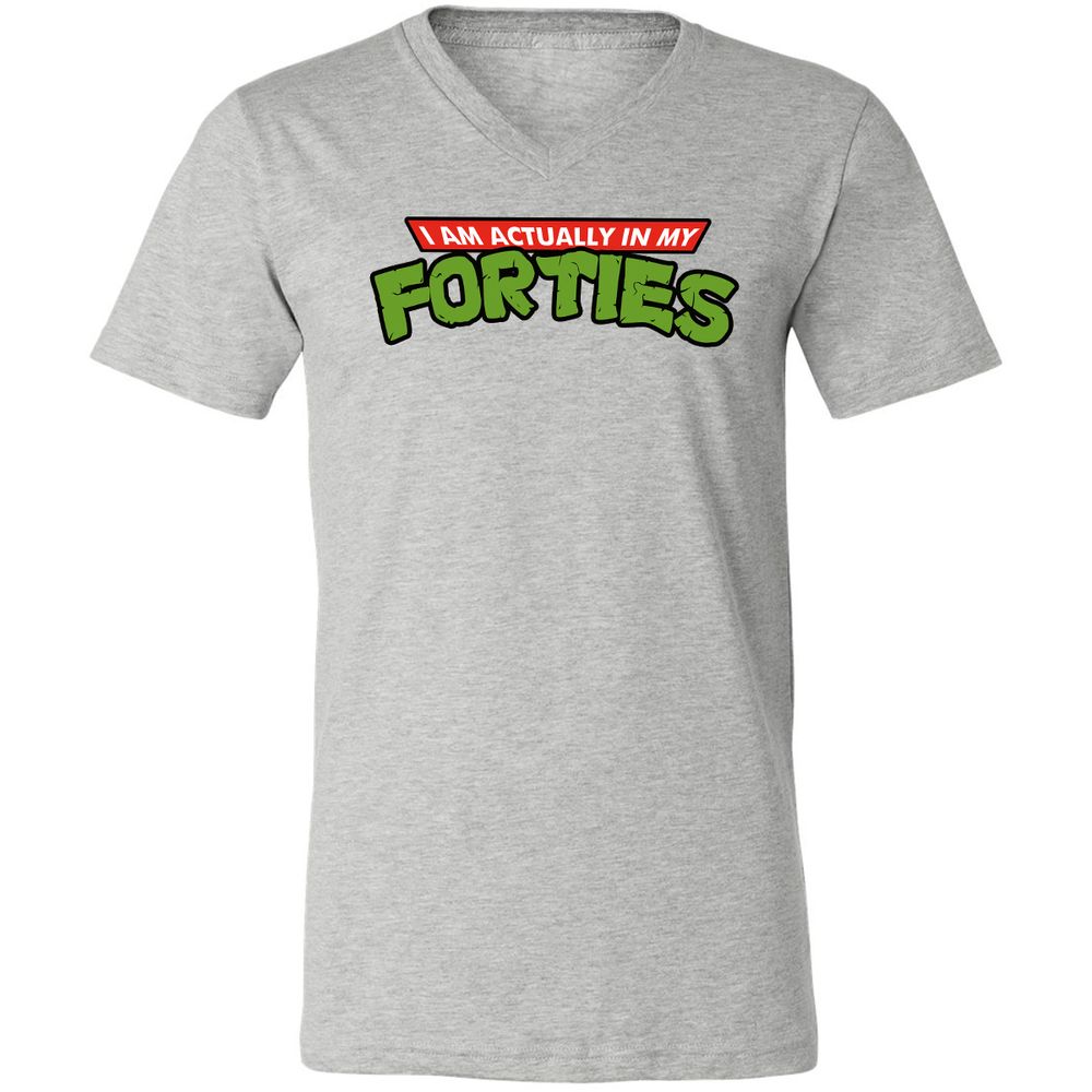 Unisex V-Neck T-Shirt - MULA675L - Athletic Heather - 7