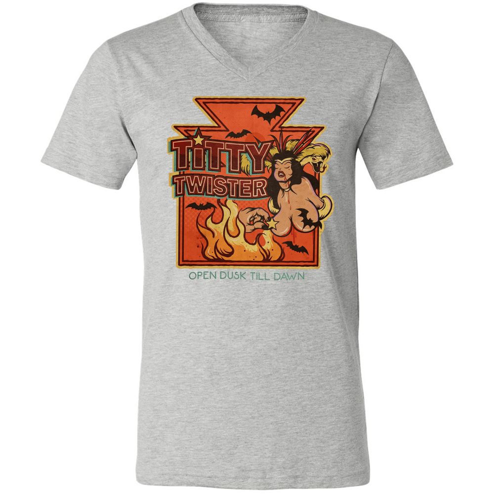 Unisex V-Neck T-Shirt - RK5363S9 - Athletic Heather - 7